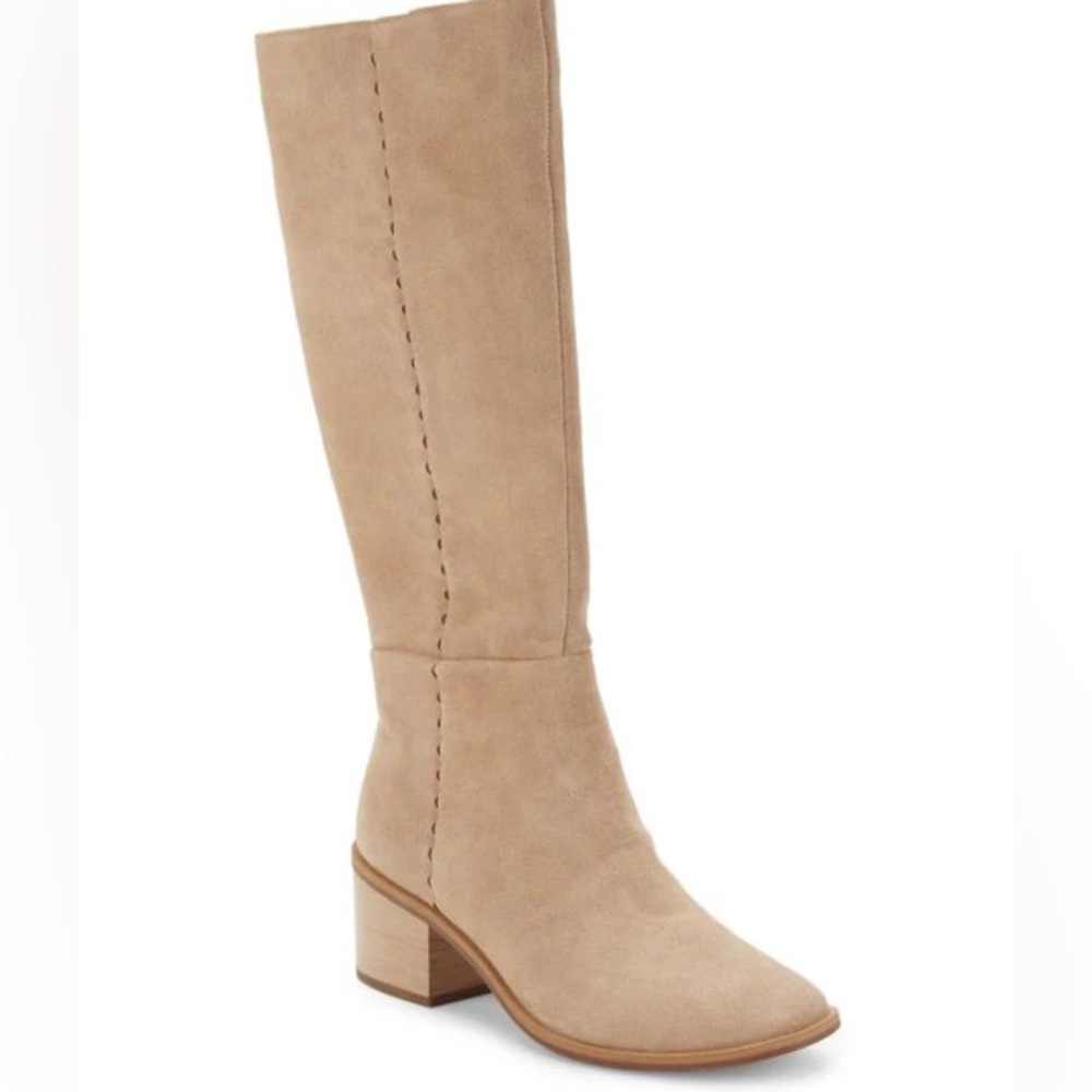 Splendid Women’s Block-heel Abby Suede Tall Boots- NWT